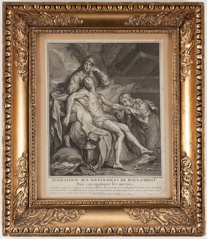 ANTOINE DIEU, After. Engraving. 17/18Th Century.