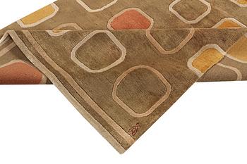 Matta, tuftad, Nepal/Tibet, signerad Å, ca 230 x 170 cm.