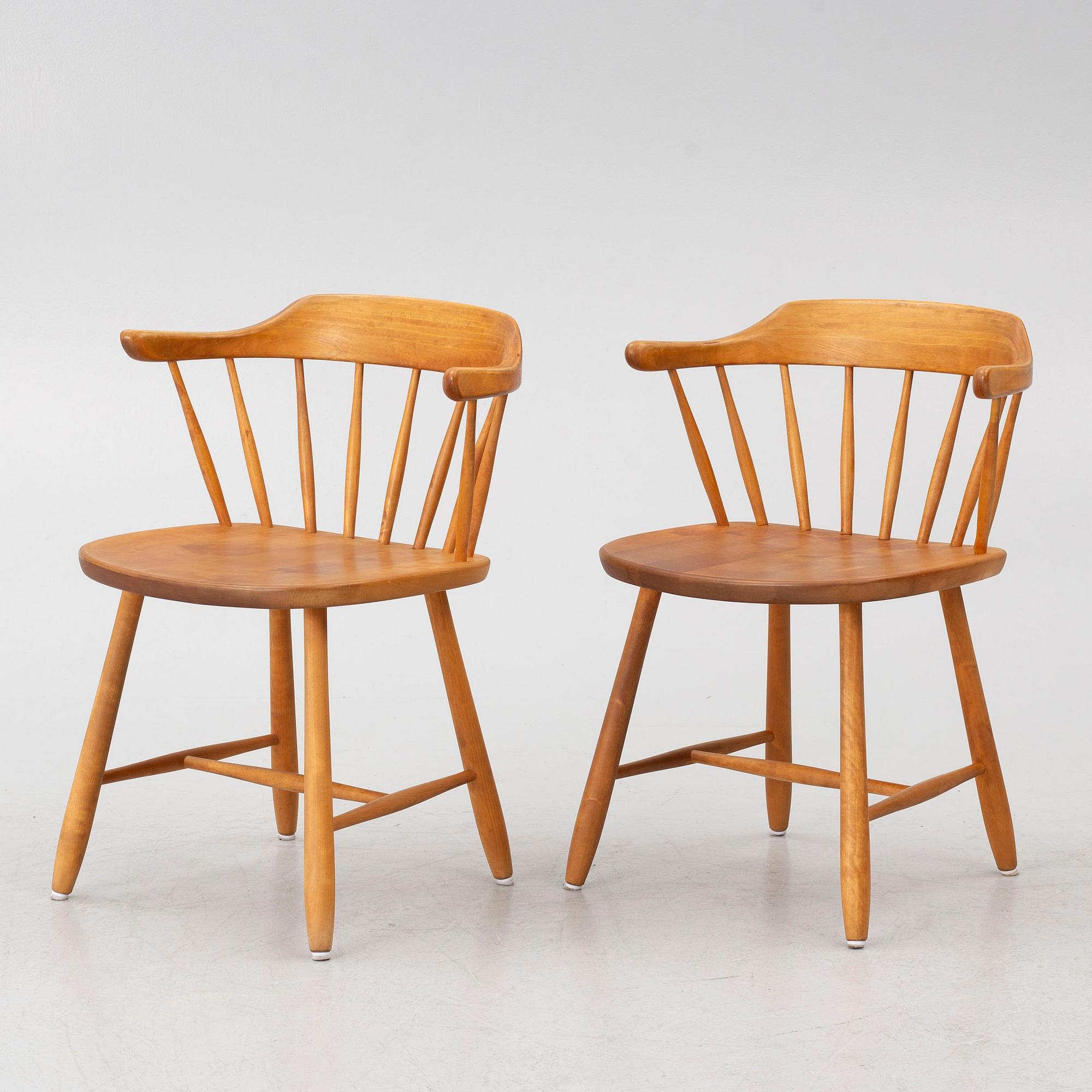 Yngve Ekström, Two chairs, 'Bistro Småland'.