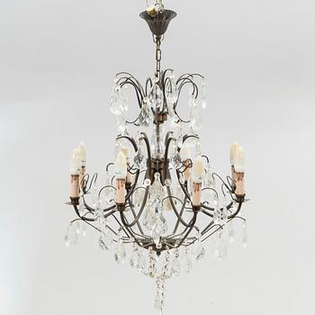 Chandelier, Rococo style, 20th century.