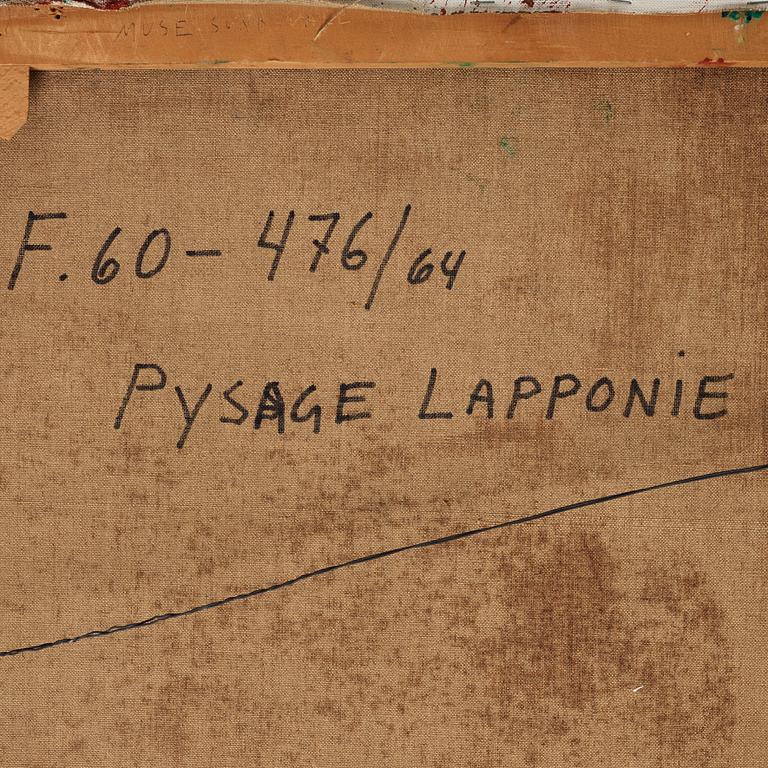 Bengt Lindström, "Paysage Lapponie".