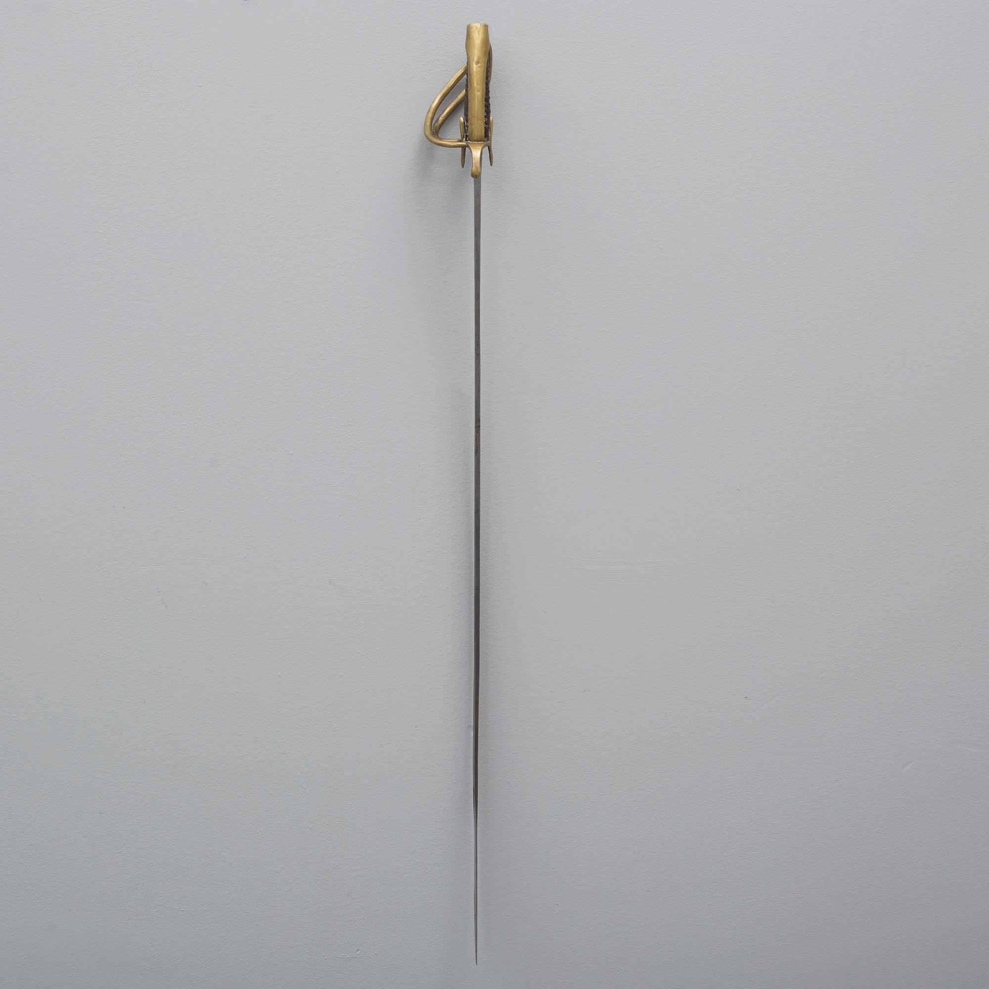 An early 19th century cavalry saber.