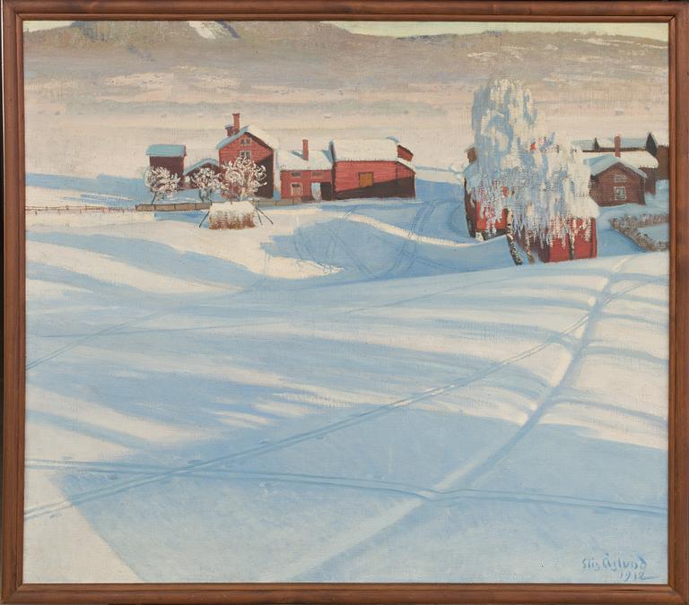 ELIS ÅSLUND, a signed and dated oilpainting.