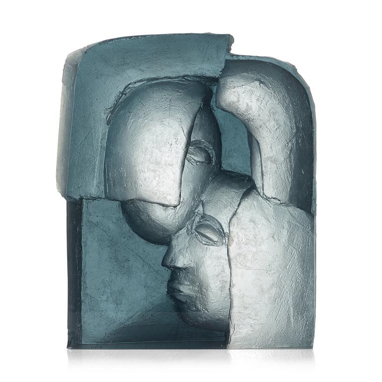 Ann Wolff, a cast sculpture from the 'Head series', Transjö, Sweden, 1990's.