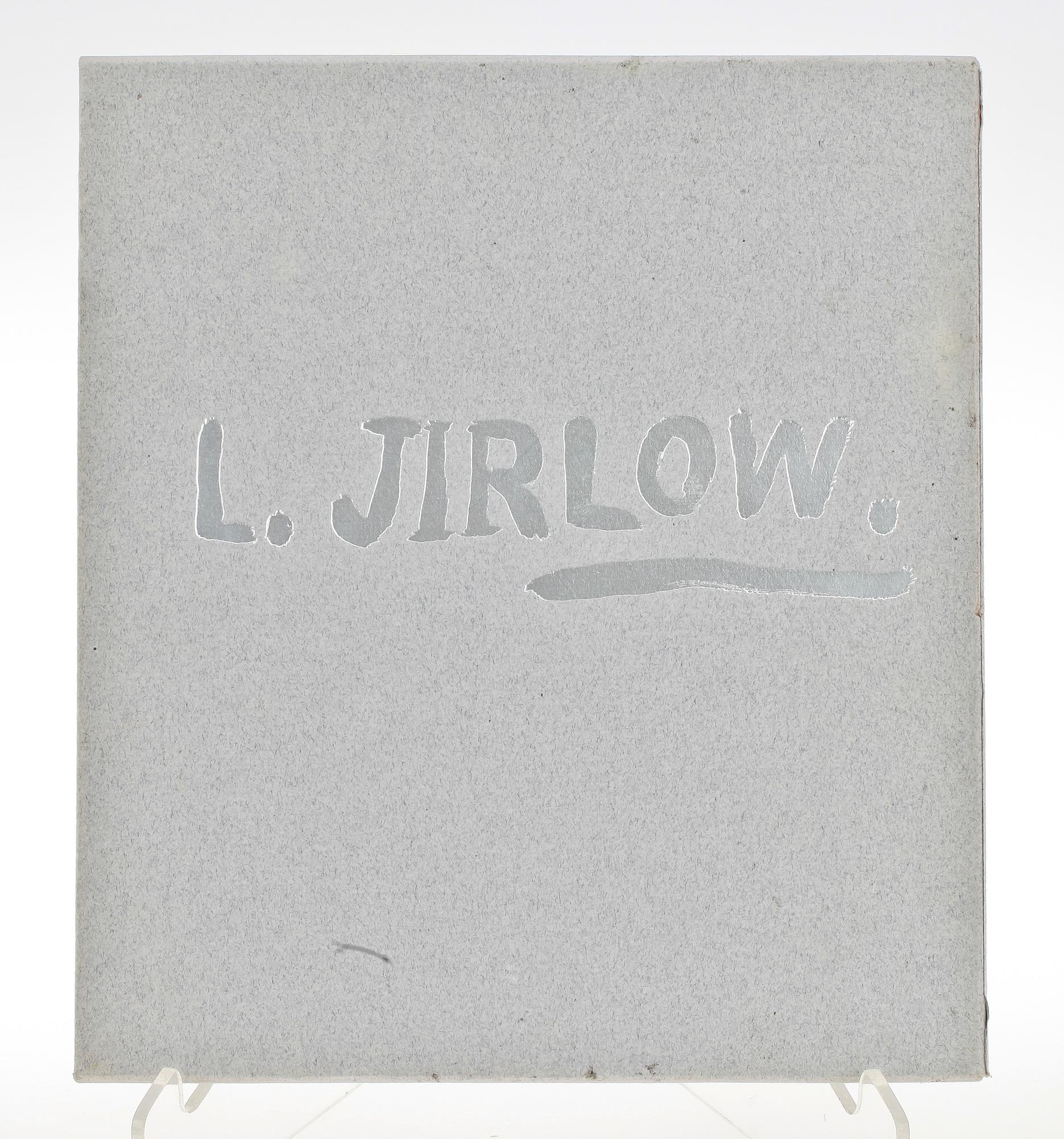 BOK med ORIGINALLITOGRAFI, "Lennart Jirlow", Göran Sellgren, Bonniers, 1978, numr 137/350.