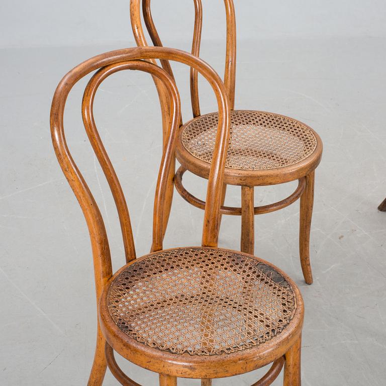 STOLAR, 5 st, böjträ, bl.a. Kohn, 1900-talets början.