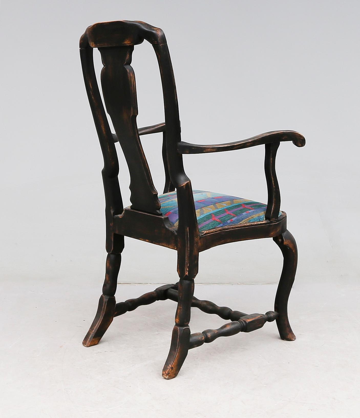 SKRIVSTOL, senbarock, 1700-tal.