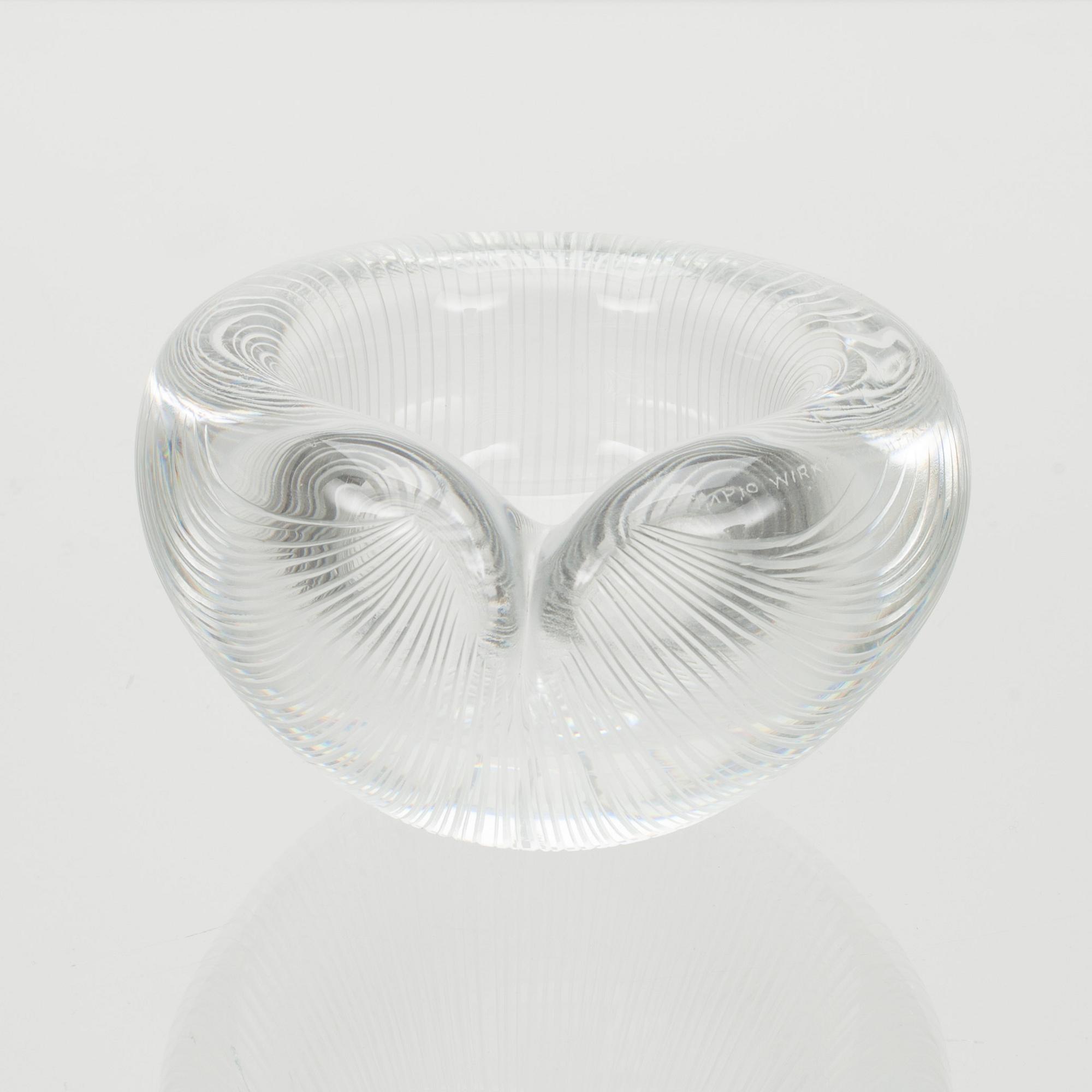 SKÅL, glas, signerad Tapio Wirkkala Iittala.