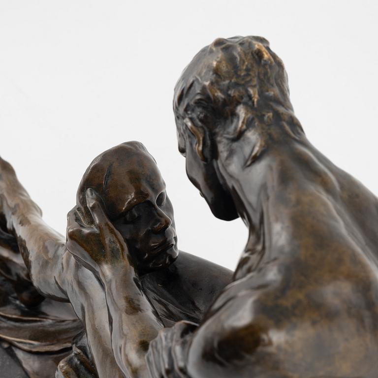 Victor Rousseau, sculpture, bronze, signed.