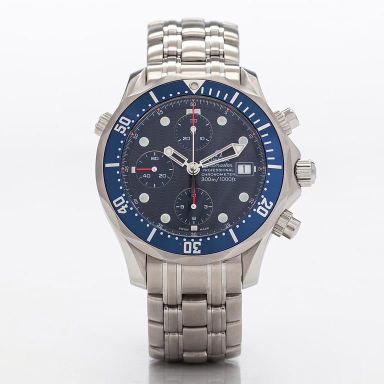 Omega, Seamaster, kronografi, rannekello, 41,5 mm.