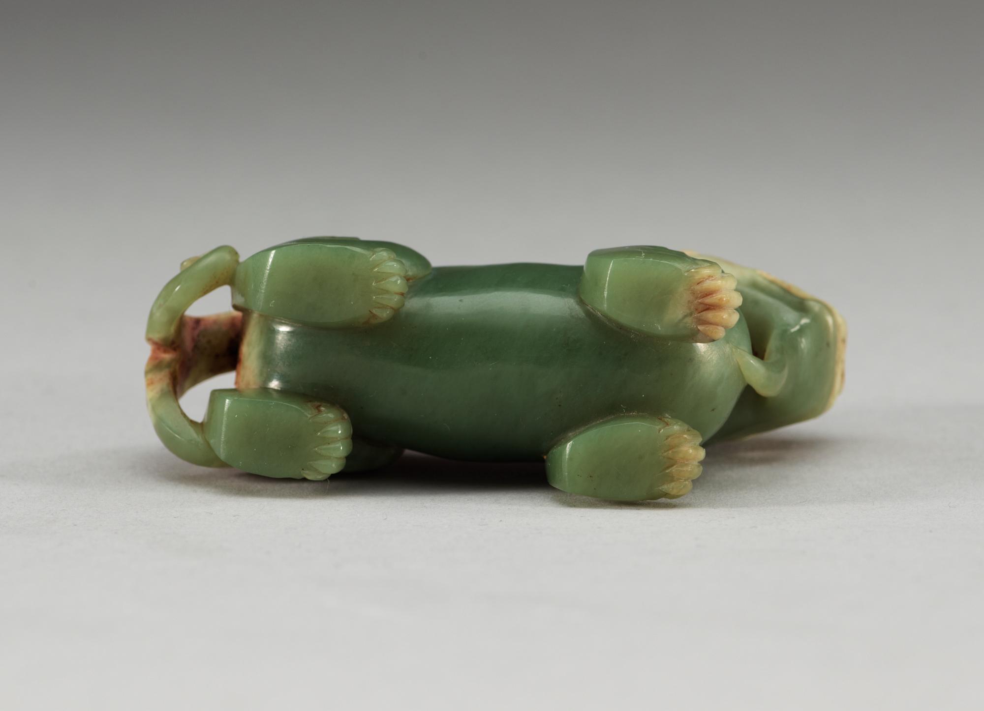 FIGURIN, nefrit. Qing dynastin.