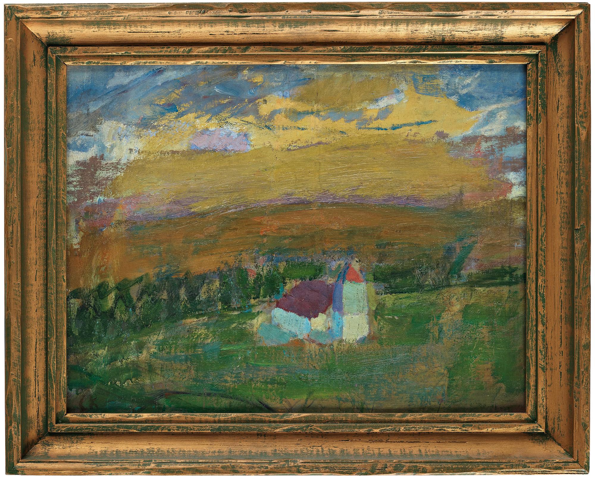 Carl Kylberg, Landscape with church.