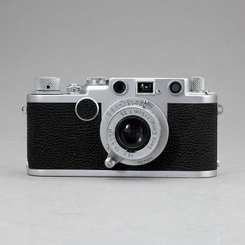 KAMERA. Leica IIf, nr. 677244, Wetzlar, Tyskland, 1954.