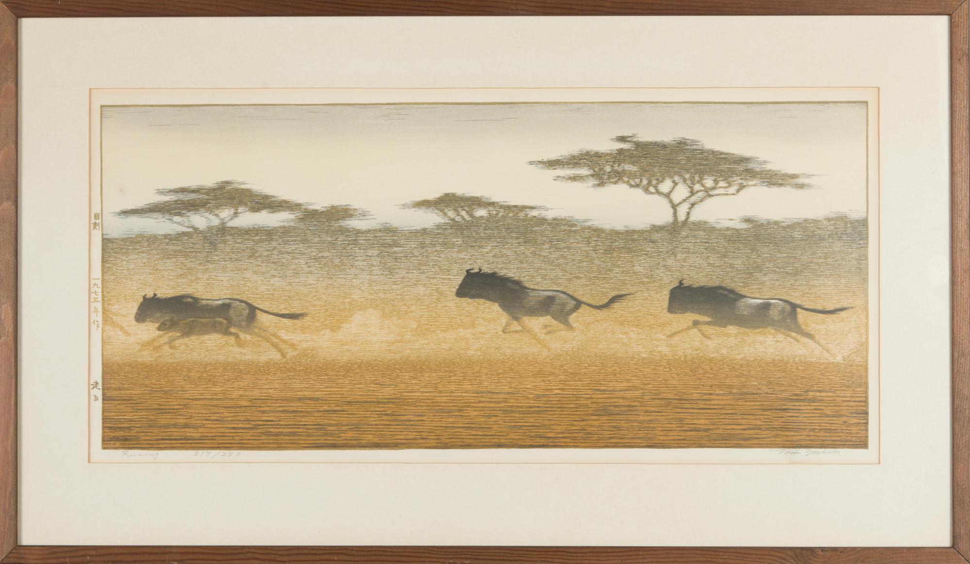 Toshi Yoshida, "Running".