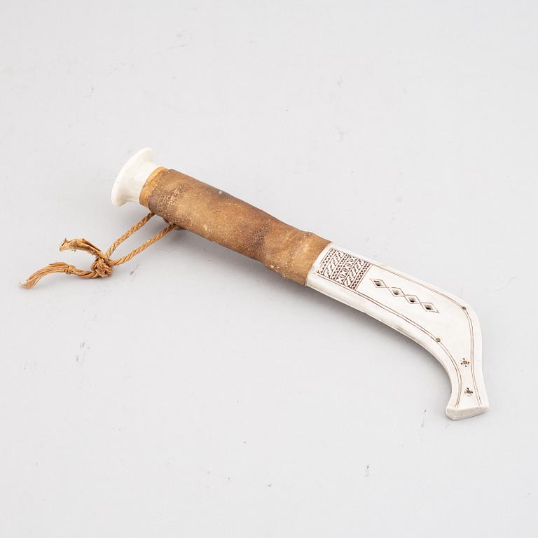 Johan Märak, samekniv, monogramsignerad JM.