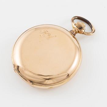 Pocket watch, hunter, 49 mm.