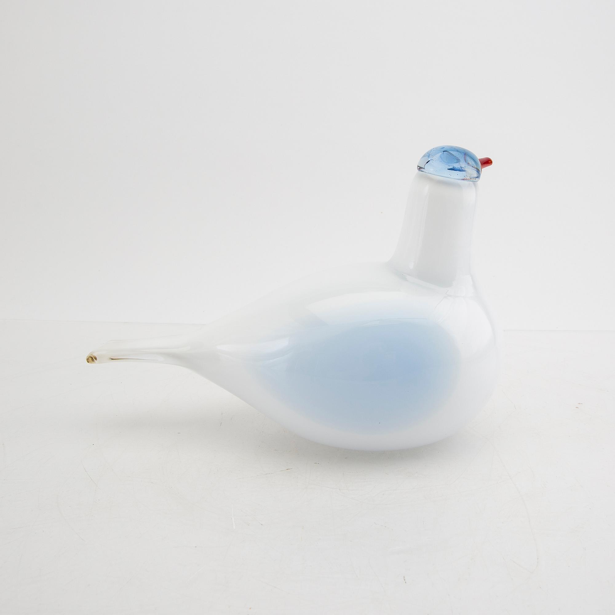 Oiva Toikka, figurin signerad och numrerad 176/499  Nuutajärvi Finland.