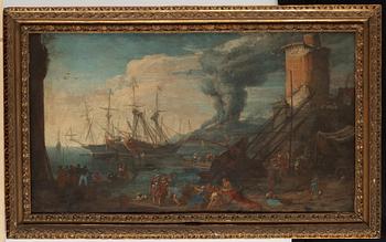 Adriaen van der Cabel, Harbour scenes from Naples (2).