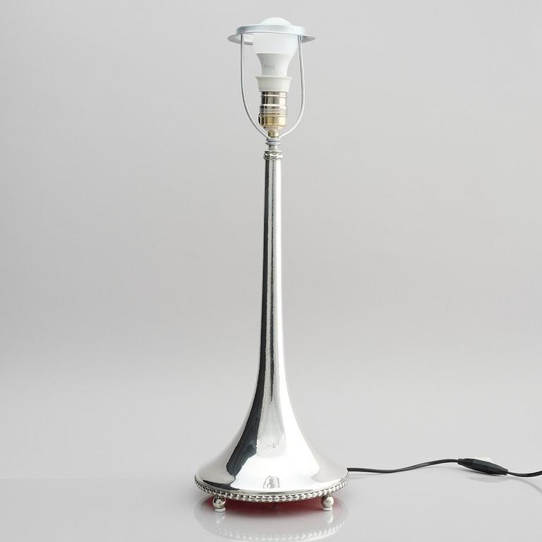 Karl Anderson, a silver table lamp, Stockholm 1917.