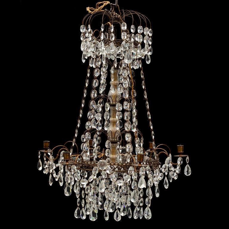 A mid 20th century chandelier.