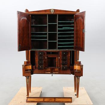 Writing cabinet, Baltic region, first half of the 19th century.