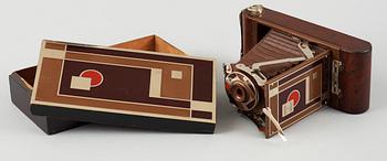 KAMERA, "Kodak gift nr 1 A", Walter Dorwin Teague, Eastman Kodak Company, Art Deco, USA 1930-31.