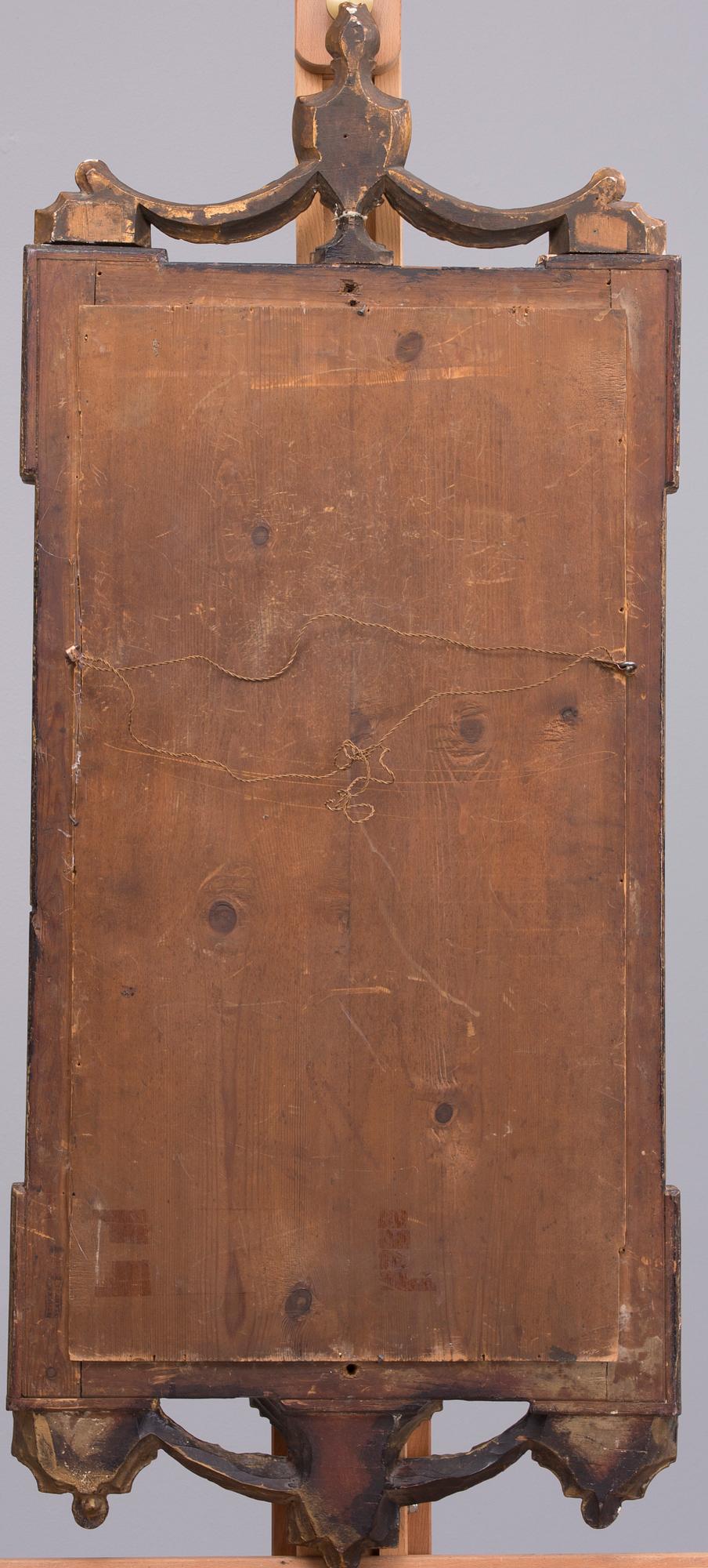 SPEGEL / SPEGELLAMPETT, gustaviansk, 1700-talets slut.