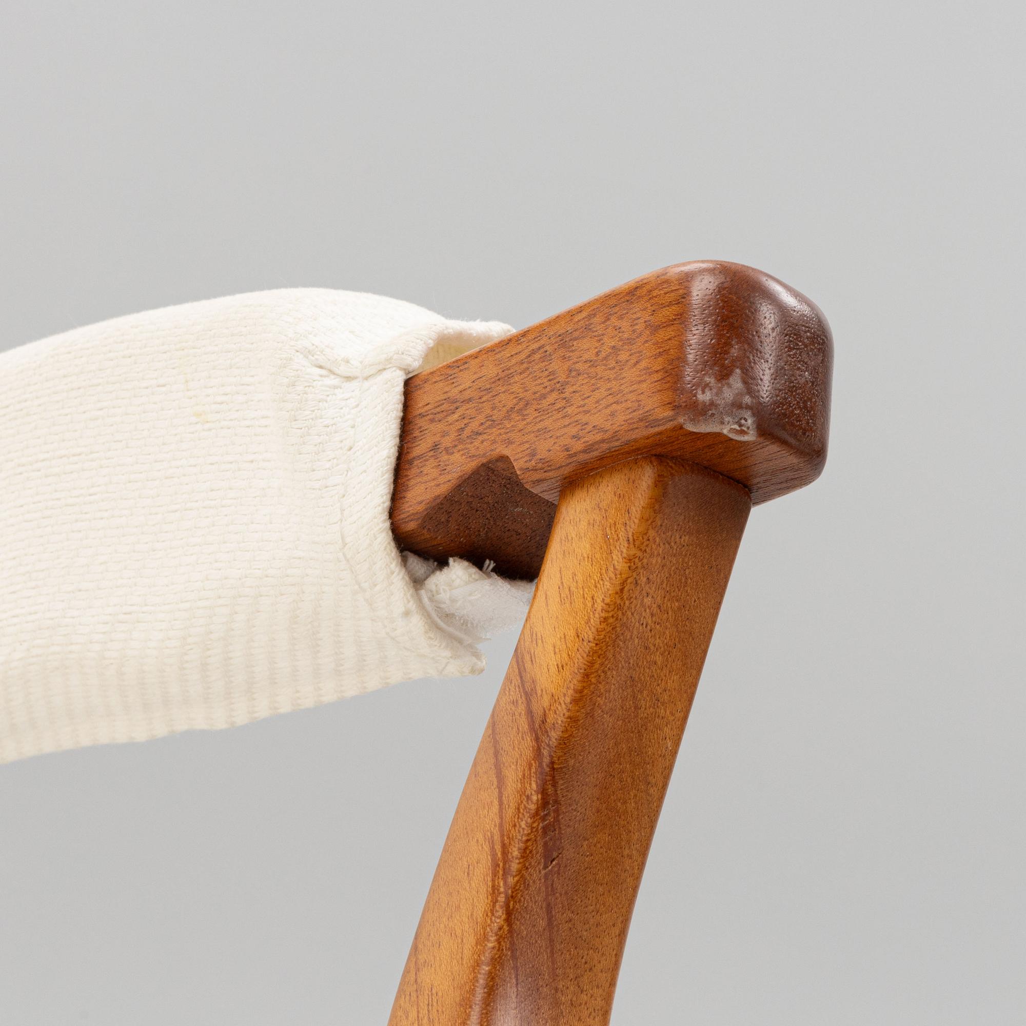 Josef Frank, a pair of armchairs, model 969, Svenskt Tenn.