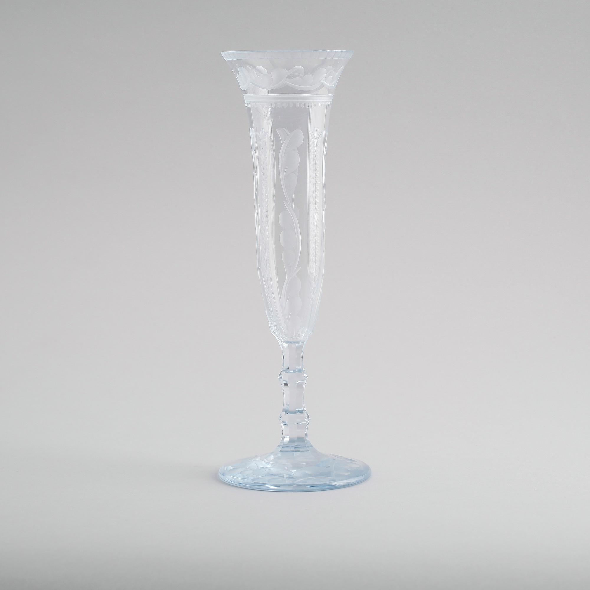 VAS, glas, Simon Gate, Orrefors, 1920-tal.