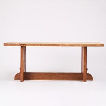 Axel Einar Hjorth, a stained pine "Lovö" table, Nordiska Kompaniet, Sweden 1930s.