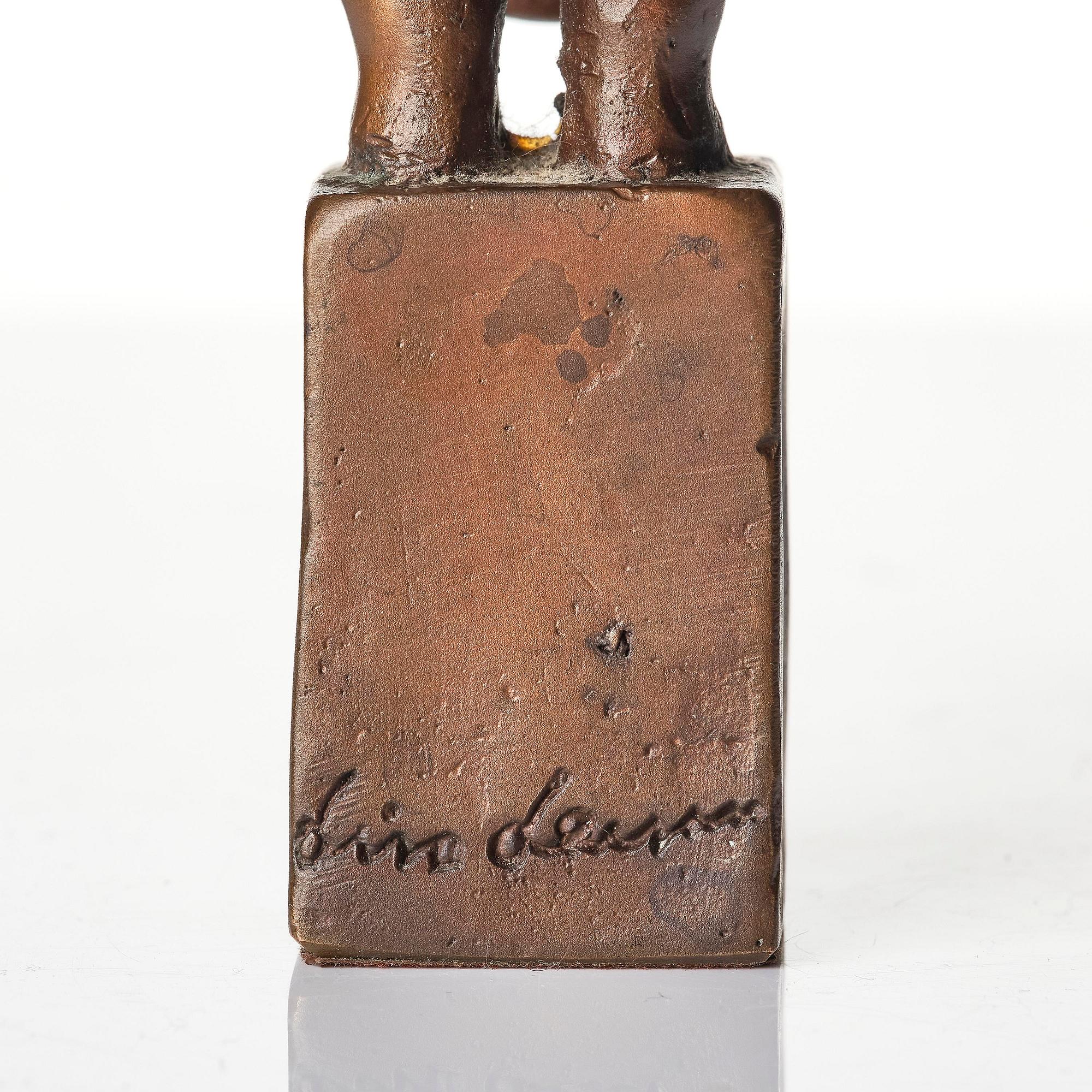 Lisa Larson, "Myran", a bronze sculpture, Scandia Present, ca 1978, ed. 758/999.