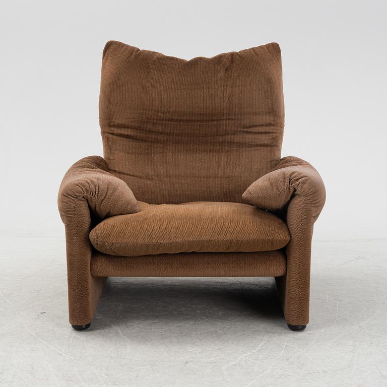 Vico Magistretti, a 'Maralunga' lounge chair from Cassina, Italy, late 20th Century.