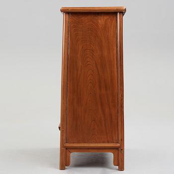 A Chinese hardwood cabinet, Qing dynasty, presumably 18th Century.