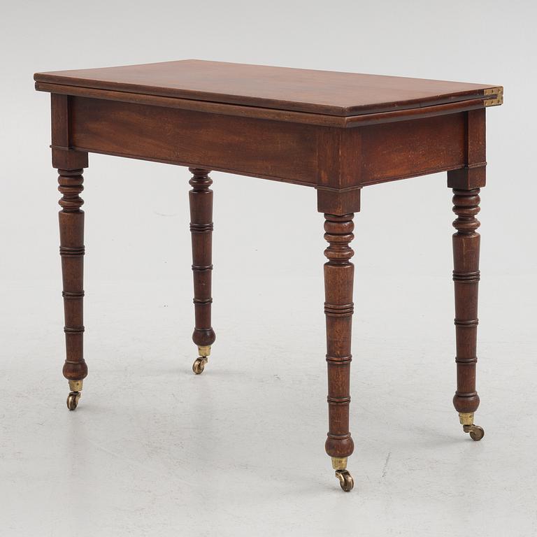 Card table, 19th century.