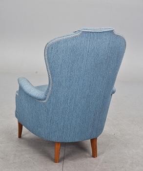 FÅTÖLJ, "Farmor". Design Carl Malmsten, brickmärkt.
