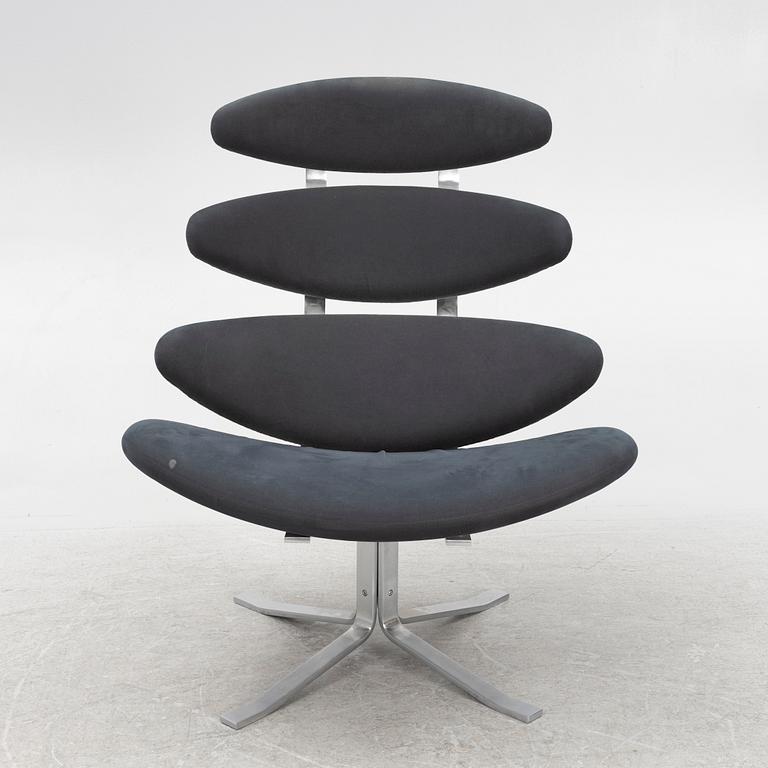 Poul Volther, fåtölj, "Corona EJ 5", Erik Jørgensen, Danmark.