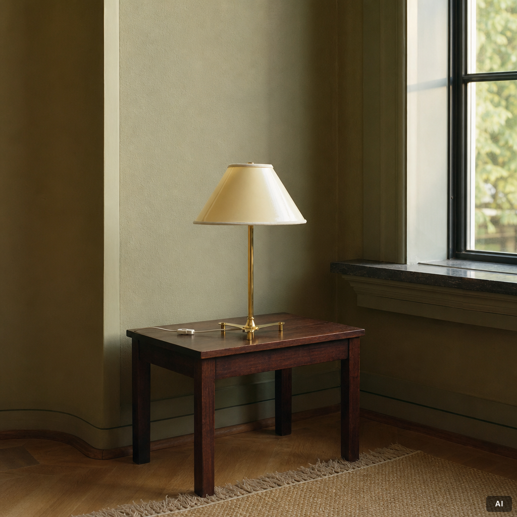 Josef Frank, Bordslampa, modell 2467, Firma Svenskt Tenn.