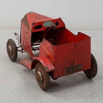 A mid 20th century gravity racer car.