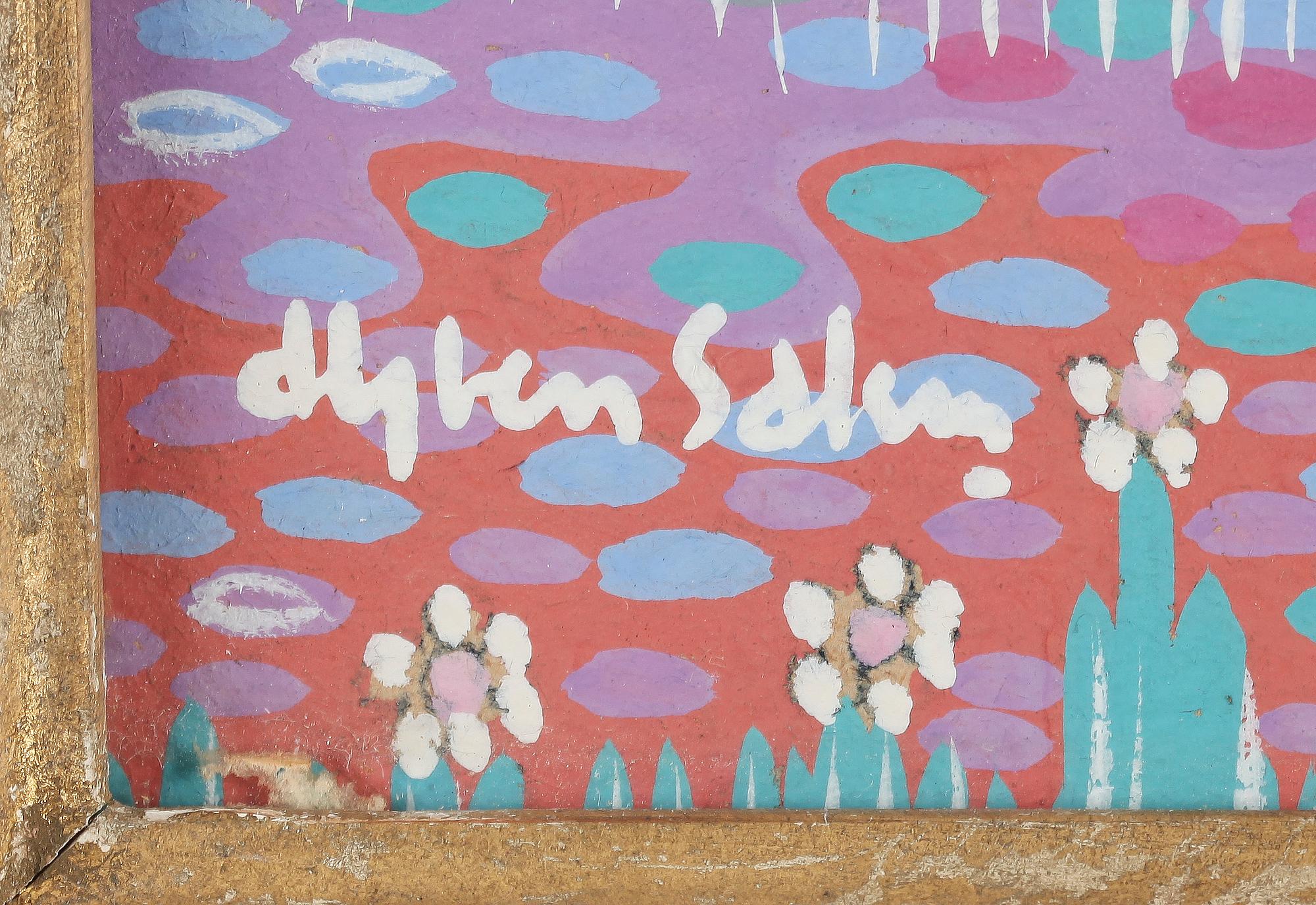 ALY BEN SALEM, gouache, sign.