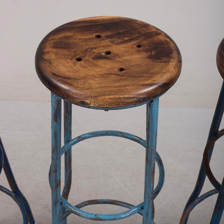 Four second half of the 20th century stools.