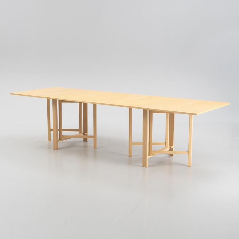 Bruno Mathsson, a birch 'Maria Flap' table,