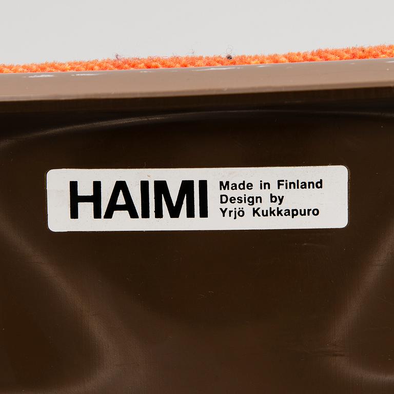 YRJÖ KUKKAPURO, tuoli, malli 3415, valmistaja Haimi, 1970-luku.