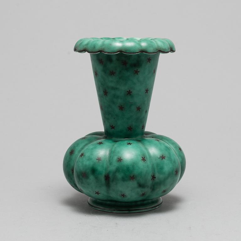 An 'Argenta' vase by Wilhelm Kåge, Gustavsberg.