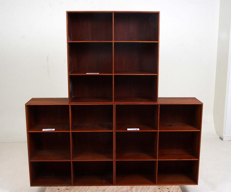 BOKHYLLA, Mogens Koch för Rud Rasmussens Snedkerier, Danmark, teak.