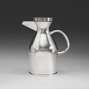 606. A Sigurd Persson thermos, Stockholm 1970, silversmith Johann Wist.