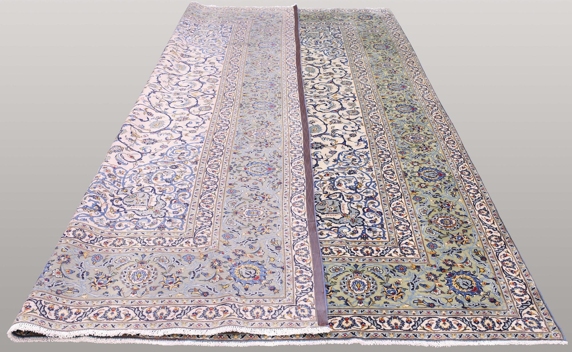 A carpet, Keshan, ca 406 x 300 cm.