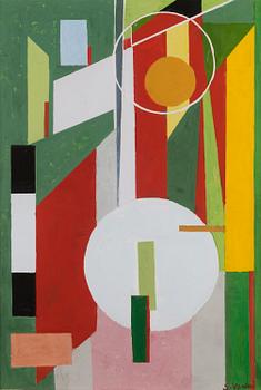 SAM VANNI, gouache, signed.