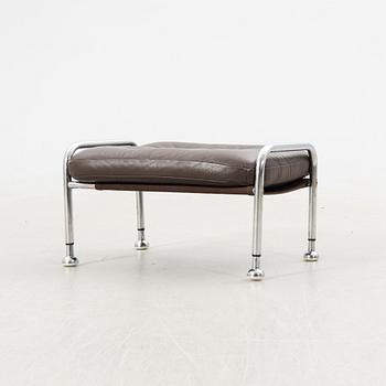 Bo Eigert, footstool, "Stålbo", Firma B. Eigert AB, Hova, 1970s.