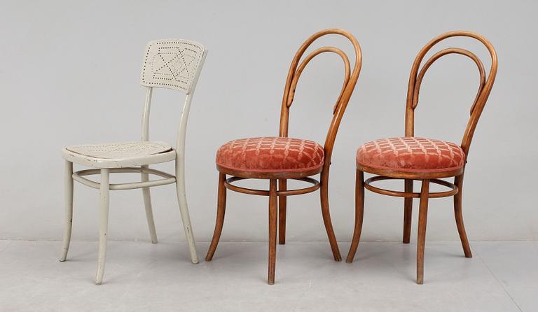 STOLAR, 3 st, Thonet, 1900-talets början.