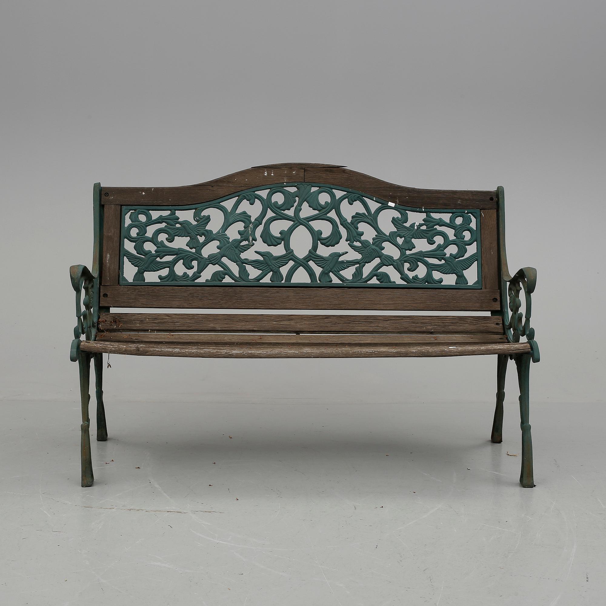 PARKSOFFA, gjutjärn, 1900-talets slut.